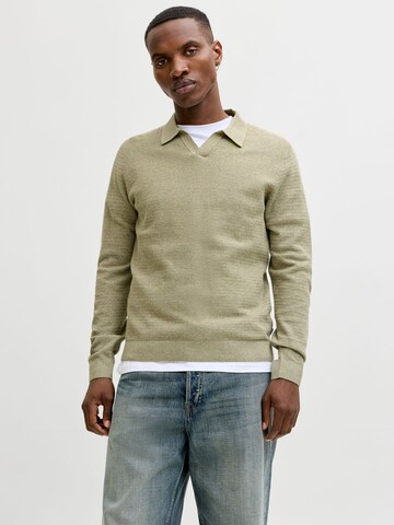Pull-over 'JPRBLURiley' JACK & JONES en beige