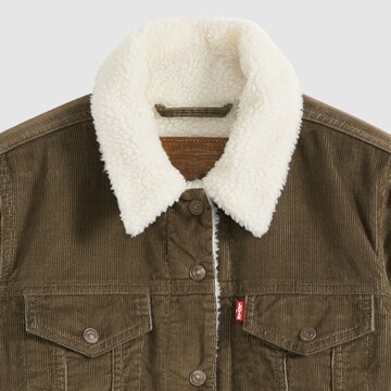 LEVI'S ® Демисезонная куртка 'Original Sherpa Trucker' в Зеленый