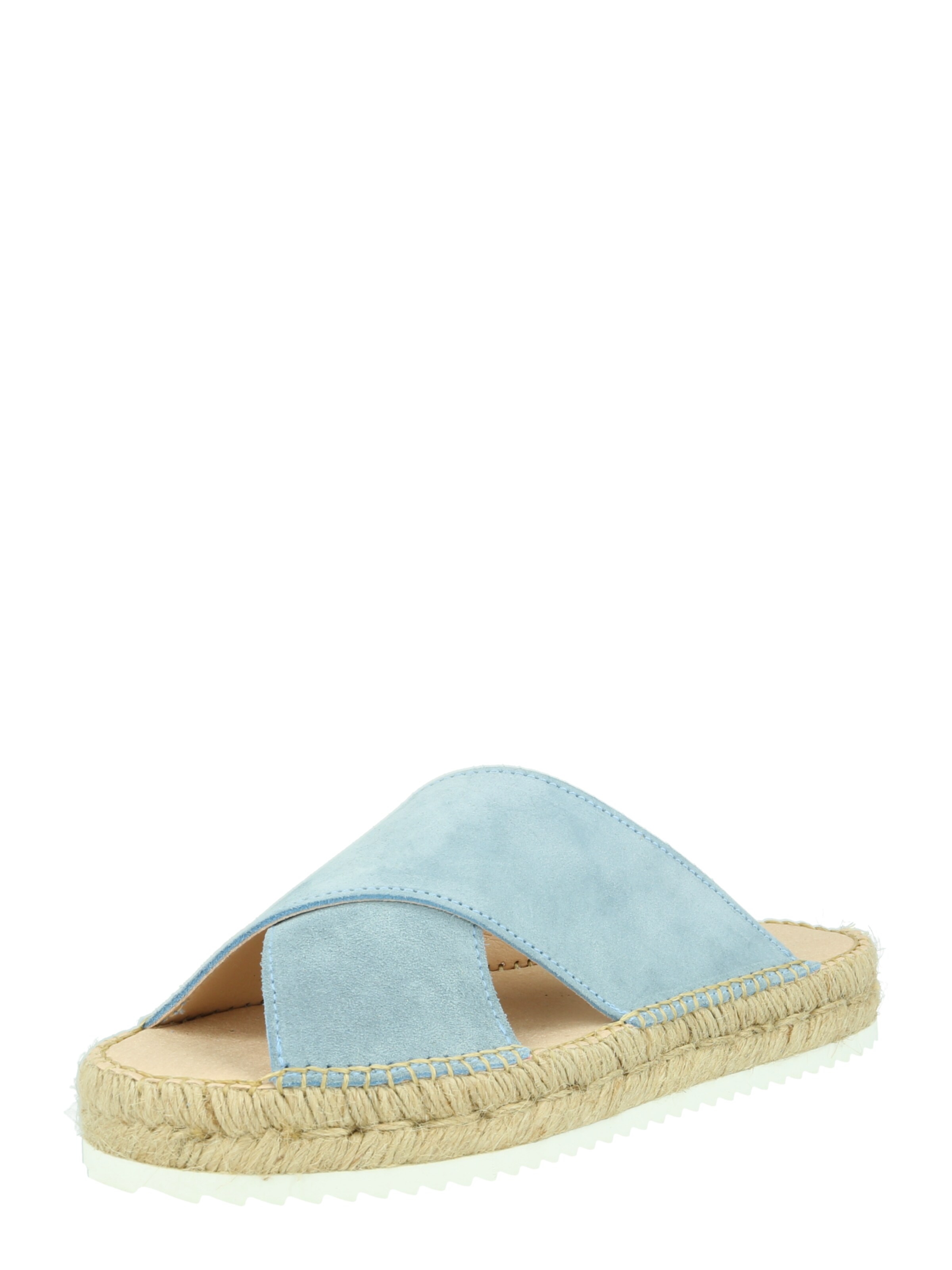 espadrij l´originale Pantolette 'CROISETTE' in Blau: predná strana