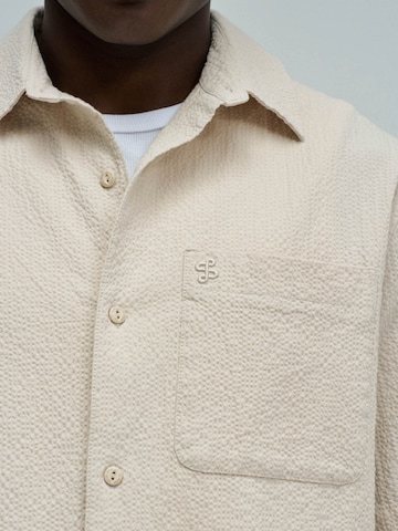 Salsa Jeans Comfort fit Overhemd in Beige