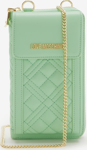 Love Moschino Smartphonehoesje in Groen: voorkant
