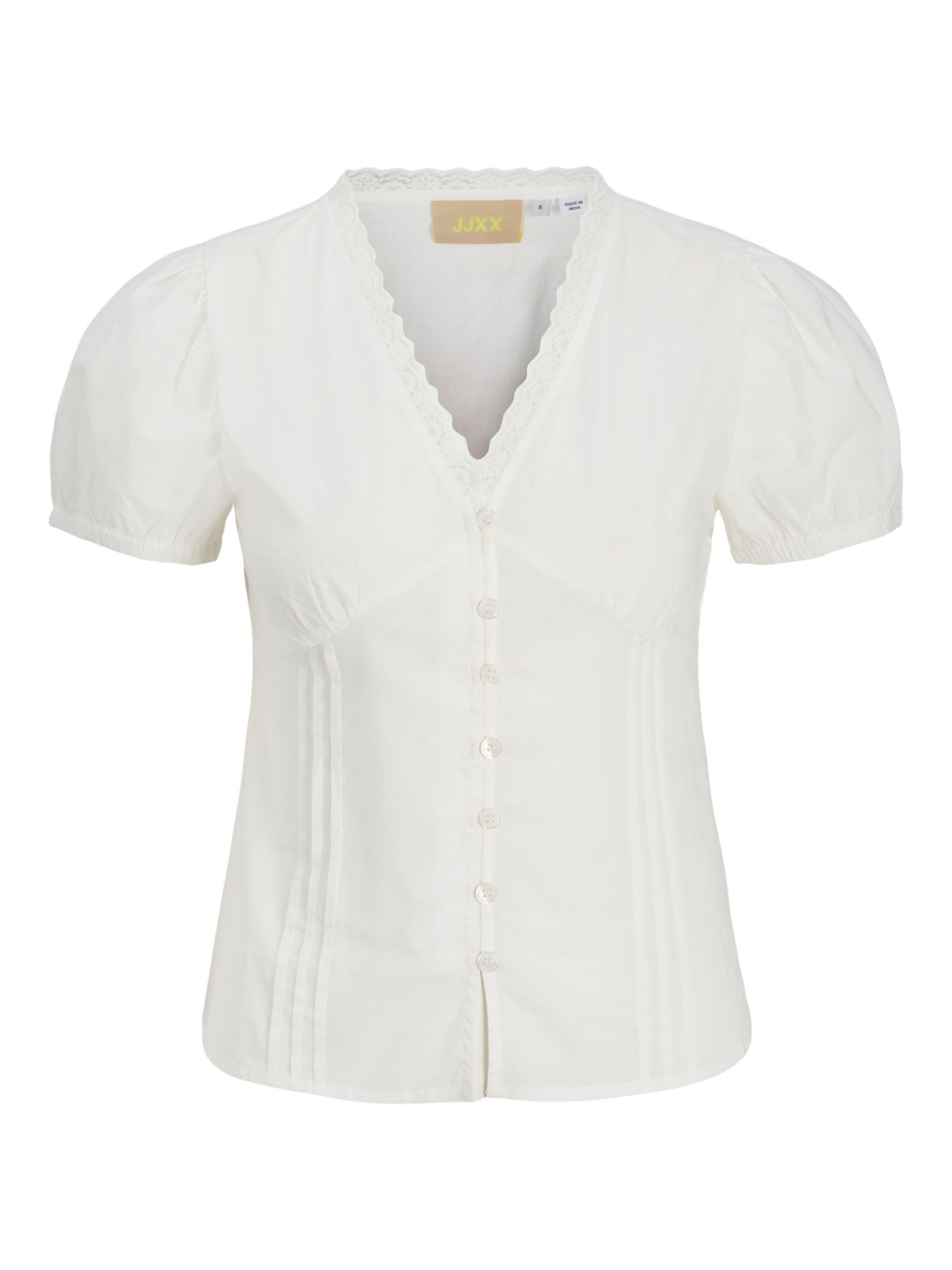 JJXX Blouse 'JXLora' in de kleur Wit, Productweergave