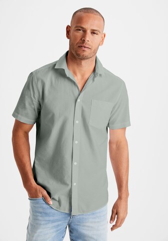 Regular fit Camicia business di H.I.S in verde: frontale