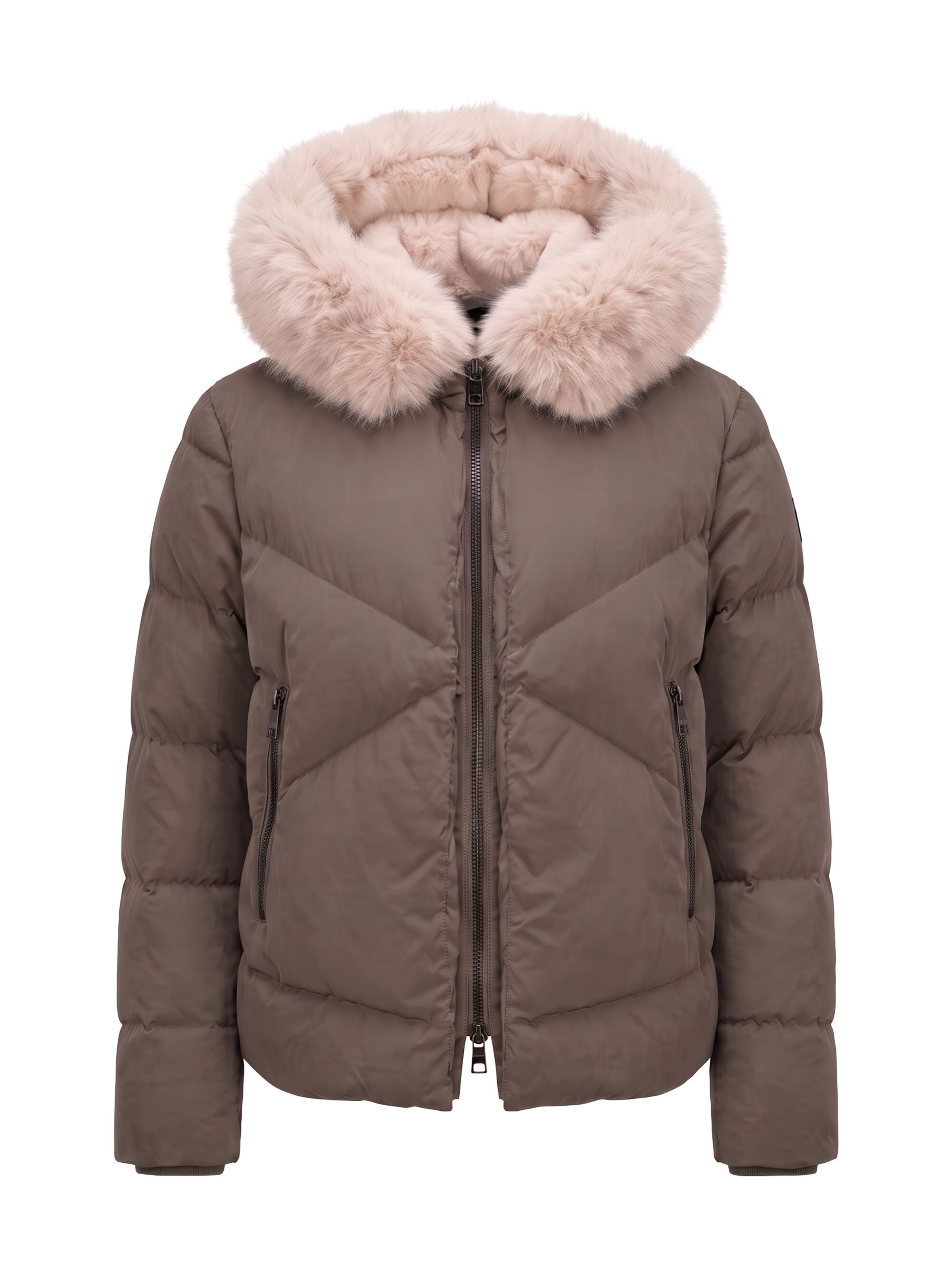 Veste d’hiver 'SNOW 316' BLONDE No. 8 en marron : devant