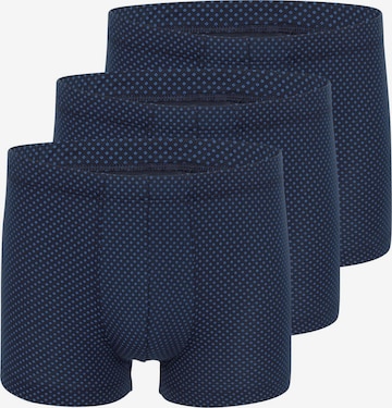 SCHIESSER Boxer shorts 'Cotton Casual Organic Cotton' in Blue: front
