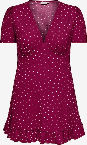 ONLY Carmakoma Sommerkjole 'CARBill' i rød: forside