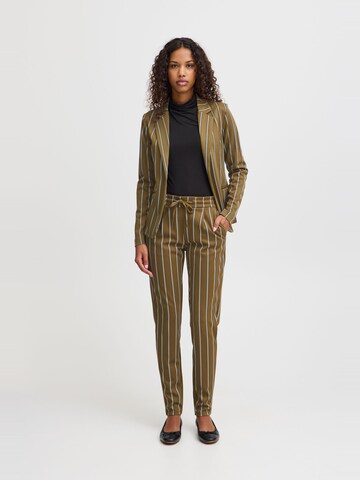 ICHI Slim fit Chino trousers 'Ruti' in Green