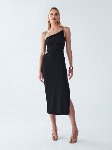 BWLDR Estélyi ruhák 'HALLON MIDI DRESS' - fekete