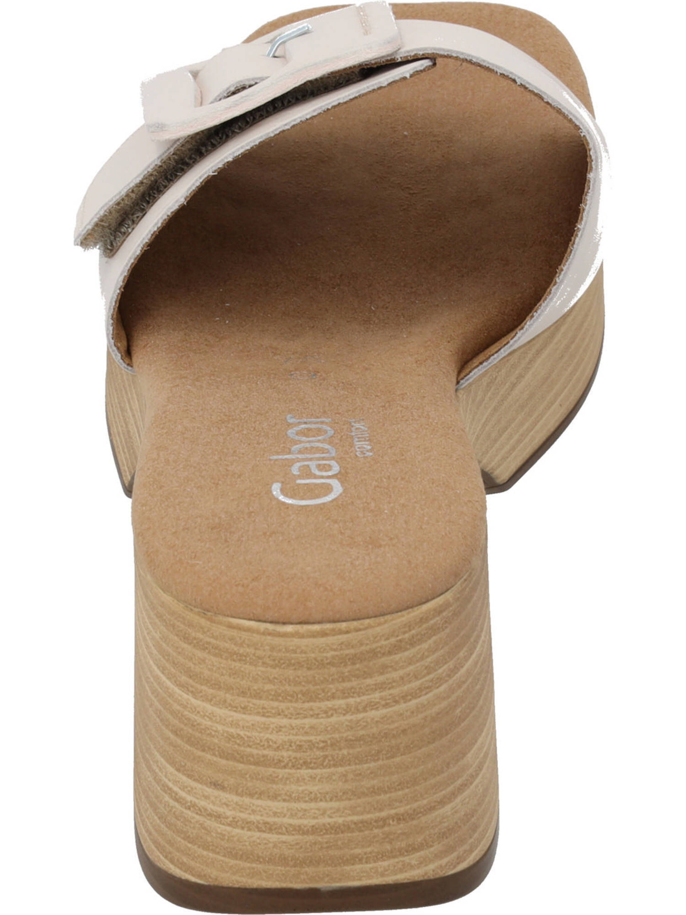 GABOR Pantolette 'Comfort 42.722' in Weiß