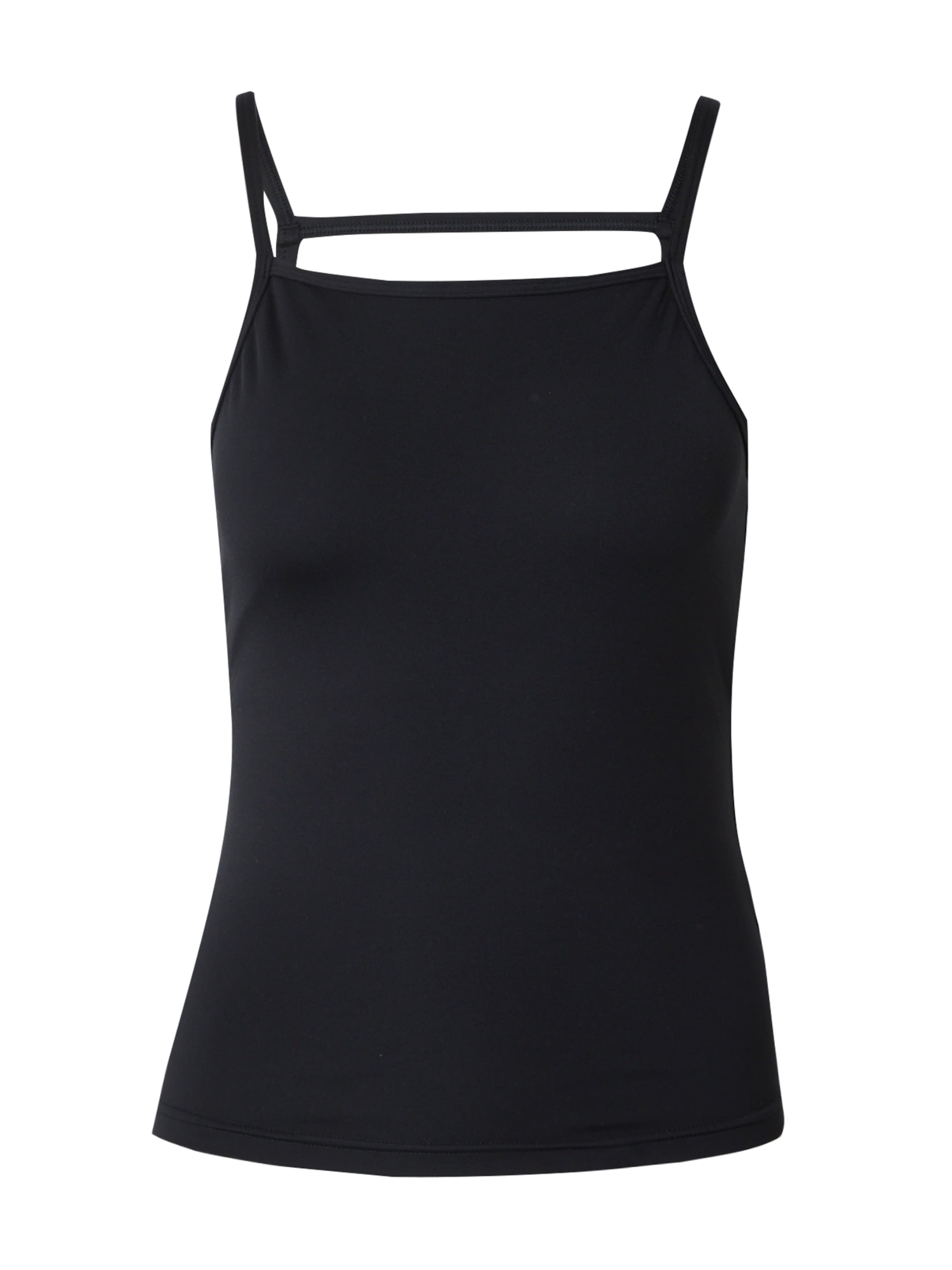 ADIDAS PERFORMANCE Top sportowy w kolorze czarny: przód