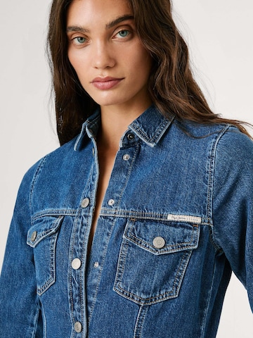 Robe-chemise 'Authentic' Pepe Jeans en bleu