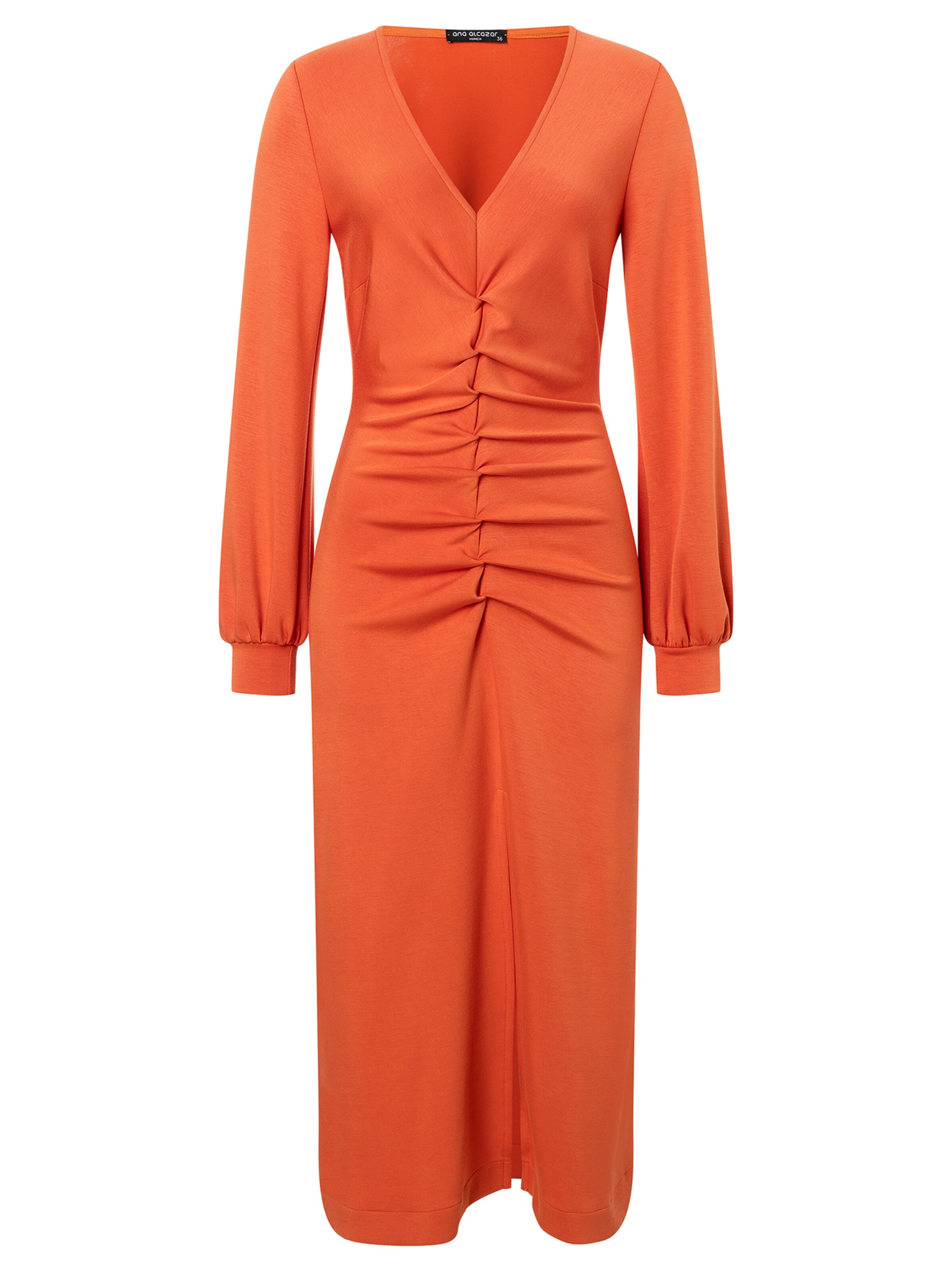 Ana Alcazar Kleid ' Sedona ' in Orange: Vorderseite
