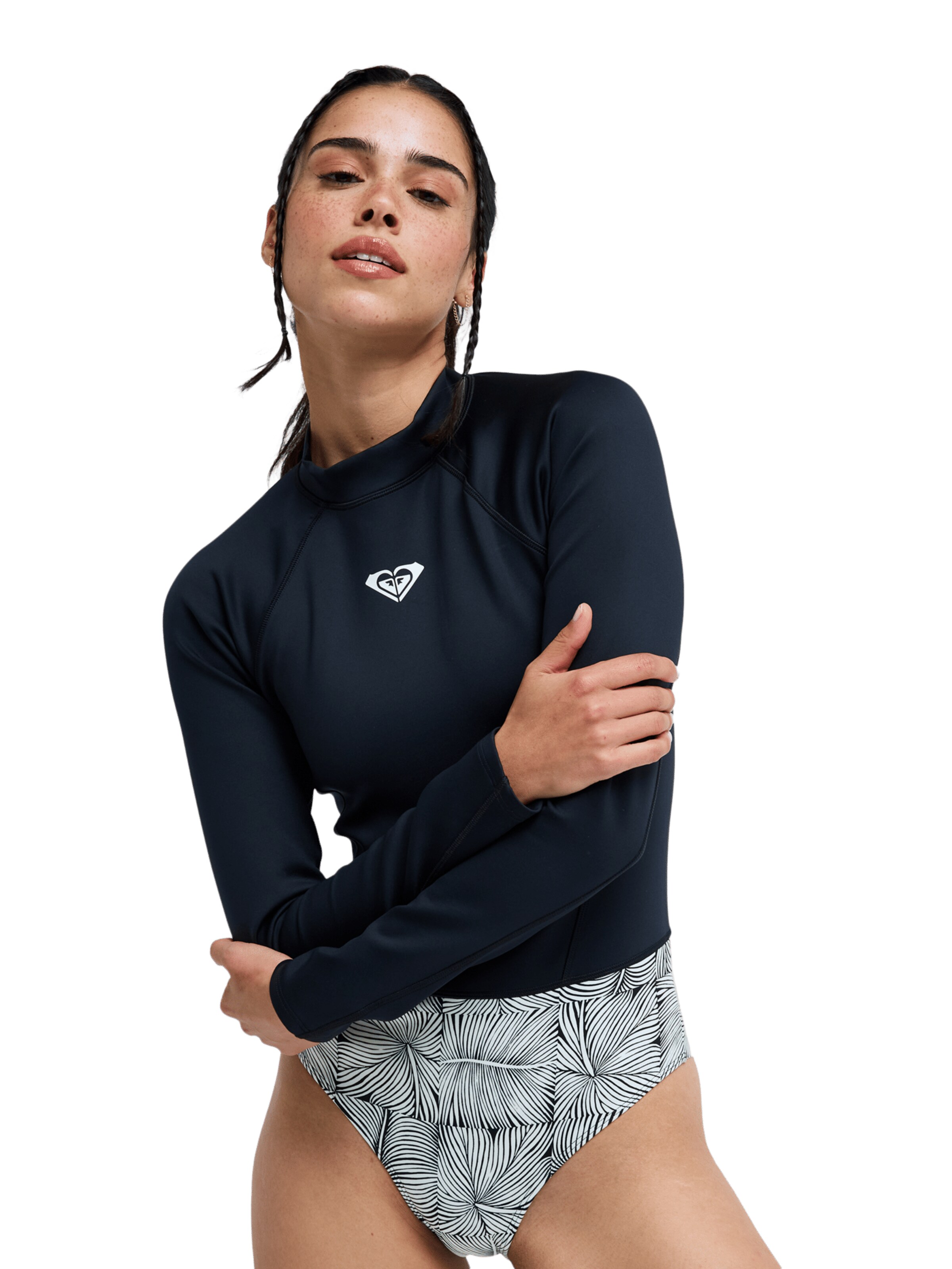 ROXY T-Shirt Badeanzug in Blau: Vorderseite