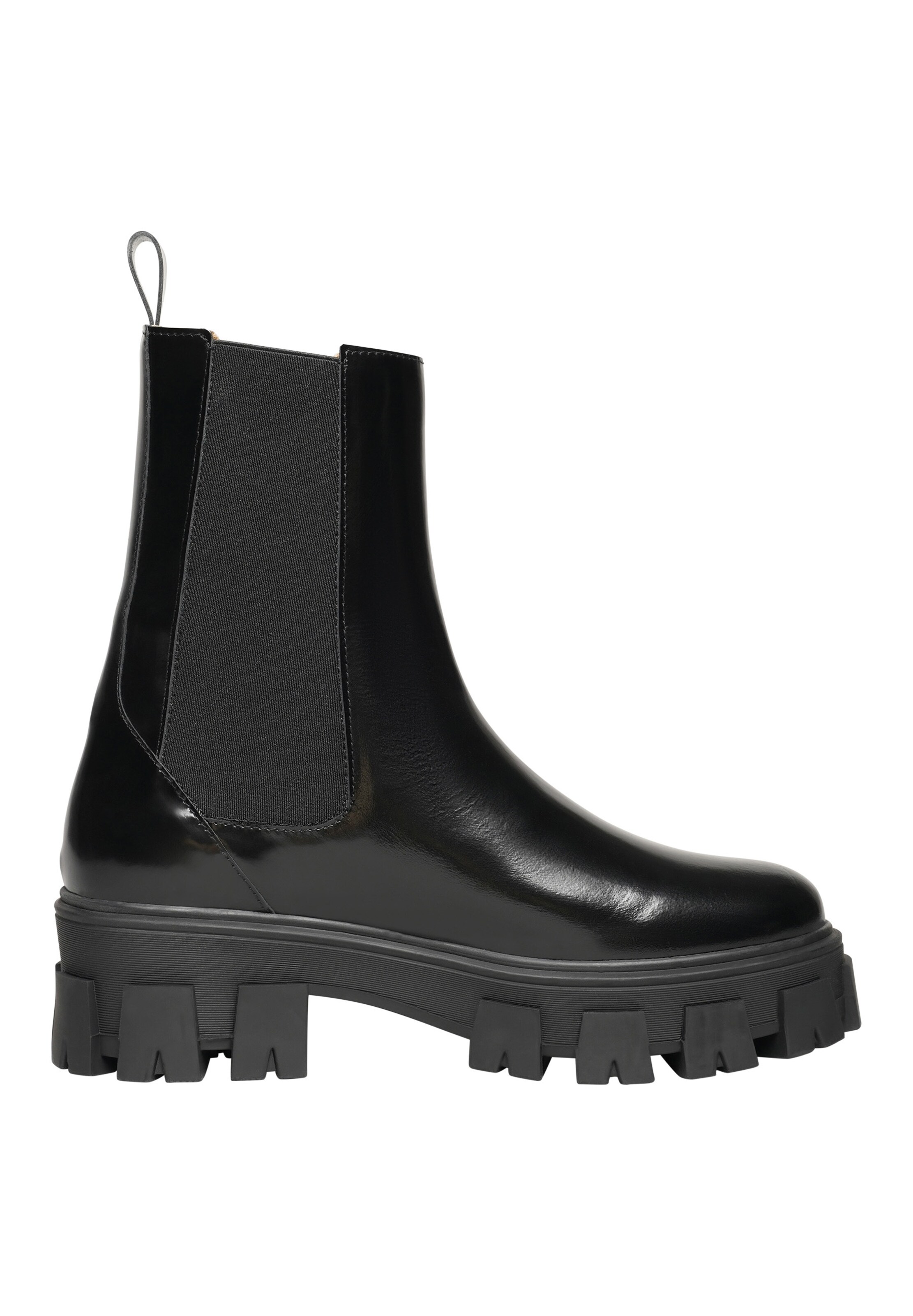 N91 Chelsea Boots in Schwarz