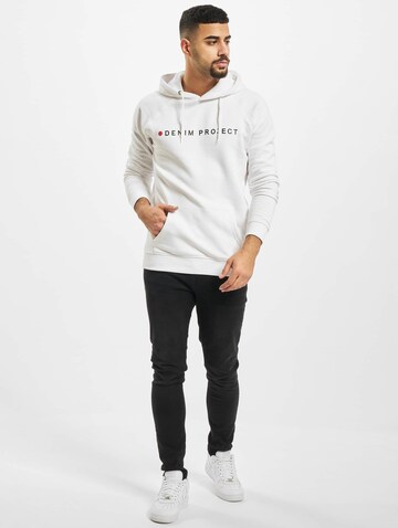 Denim Project Regular Fit Sweatshirt i hvit