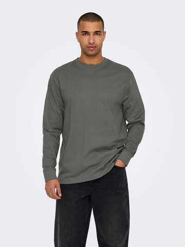Only & Sons Shirt 'ONSFRED' in Grey: front