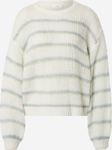 balta Sálea Megztinis: priekis