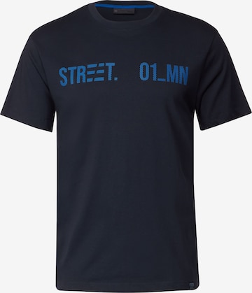 Street One MEN Shirt in Blue: front