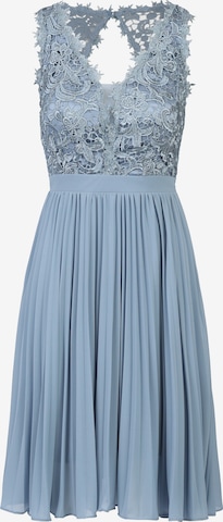 Robe de cocktail Kraimod en bleu : devant