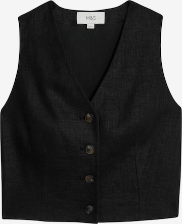 Gilet di Marks & Spencer in nero: frontale