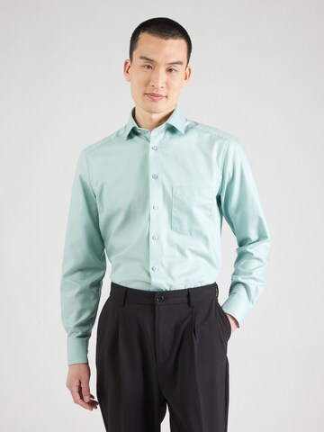 OLYMP Regular fit Business shirt in Green: front