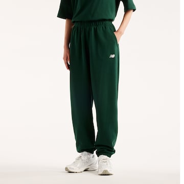 new balance Broek 'Sport Essentials French Terry Jogger' in Groen: voorkant