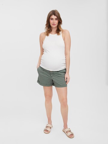 Vero Moda Maternity - Regular Calças de ganga 'Deborah' em verde