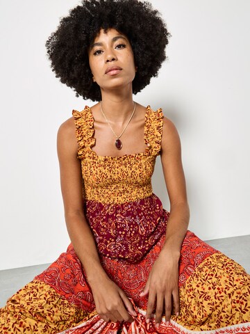 Apricot Jurk ' ' in Gemengde kleuren