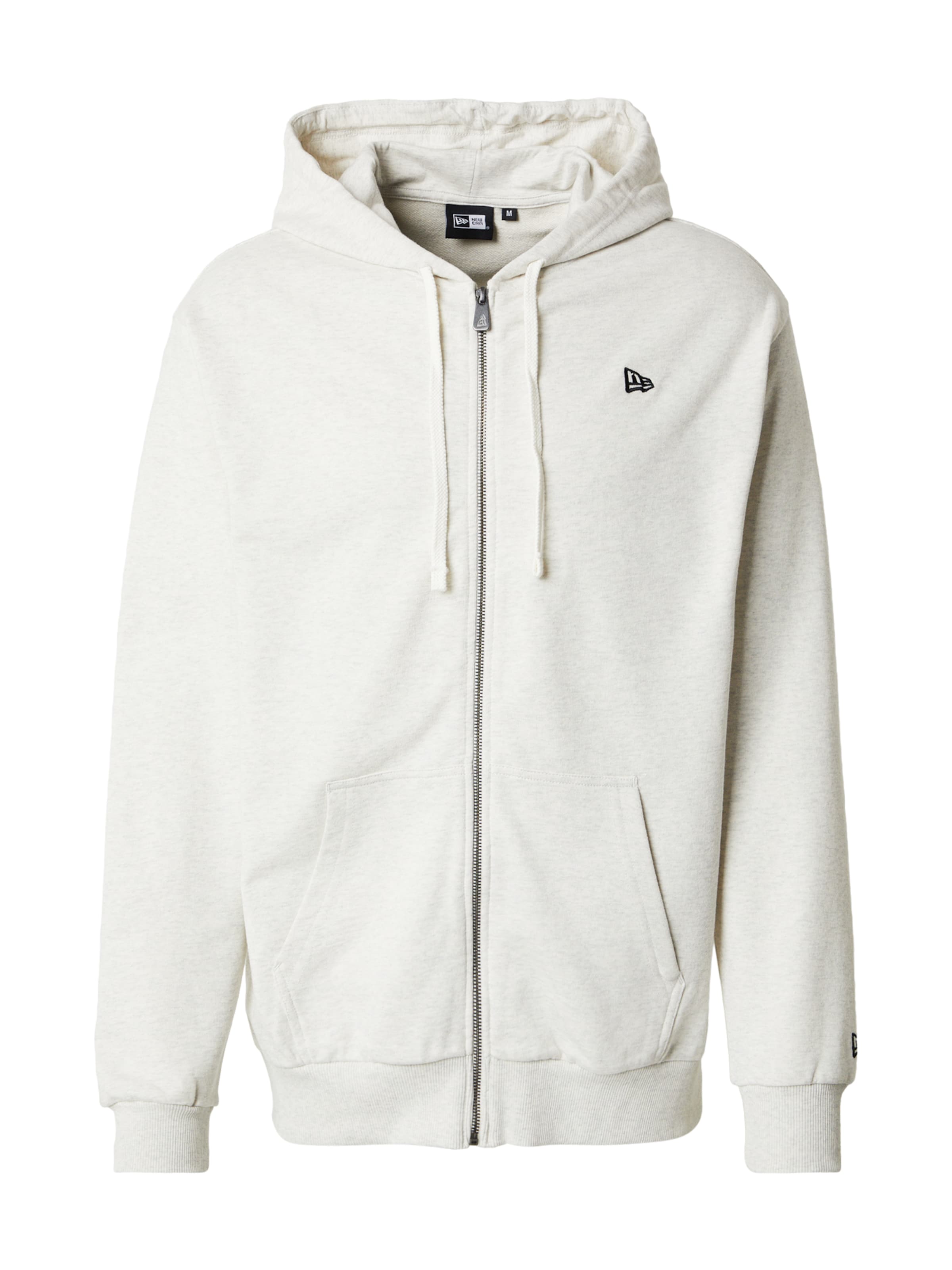 NEW ERA Bluza rozpinana 'Essntials' w kolorze szary: przód