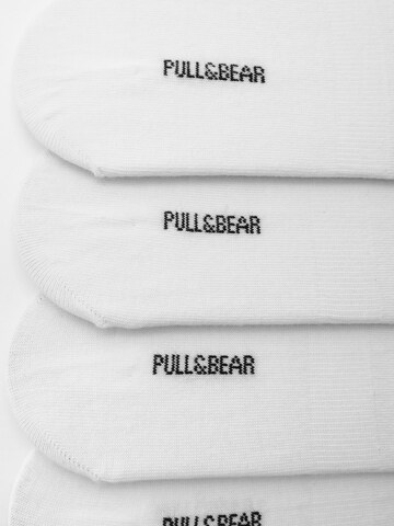 Pull&Bear Füßlinge in Weiß