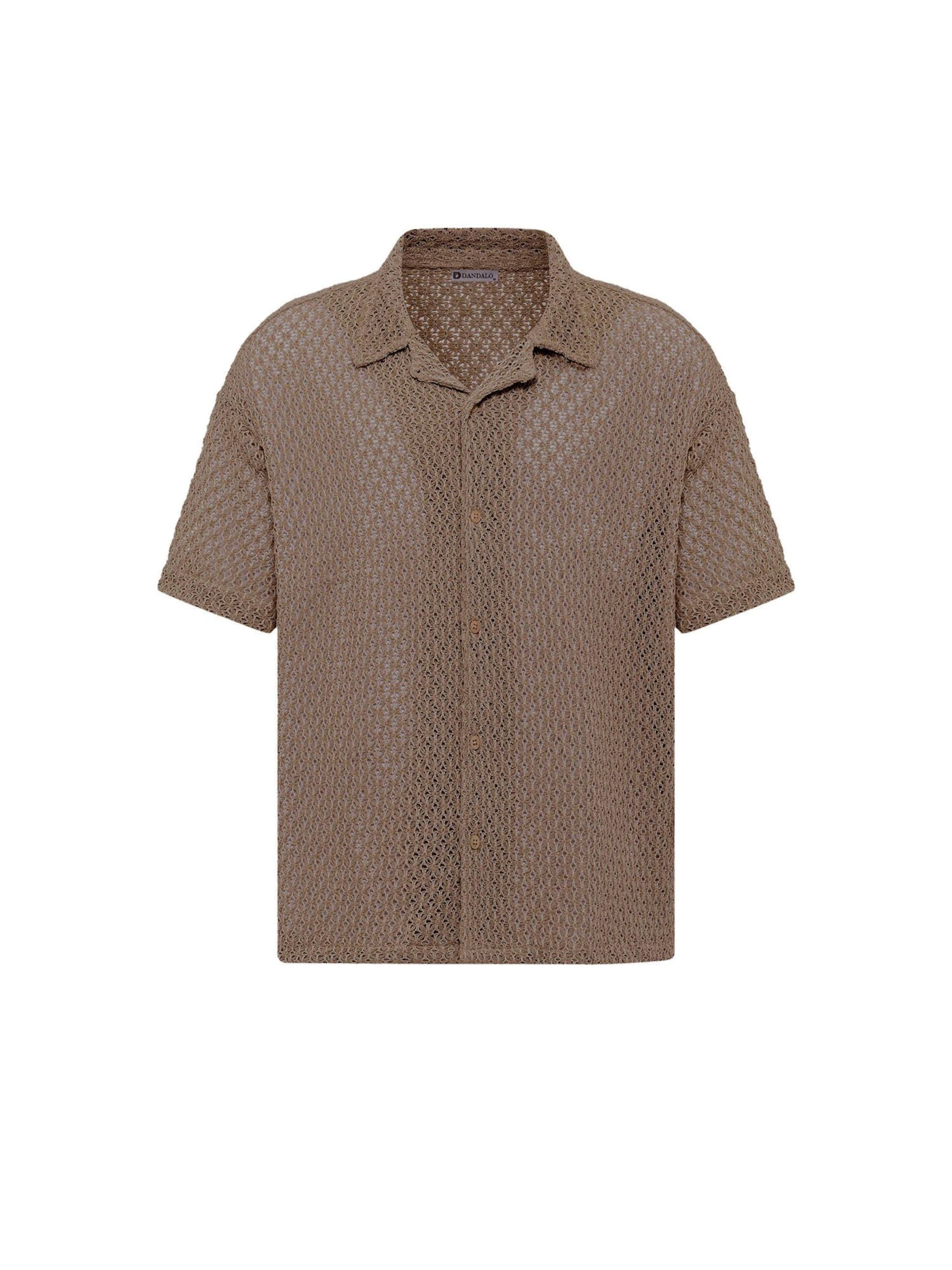 Dandalo Средняя посадка Рубашка в Коричневый: спереди