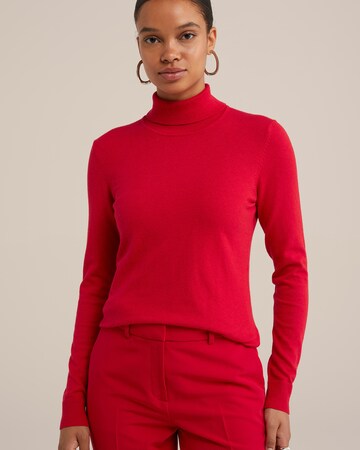 WE Fashion Sweater in Red: front