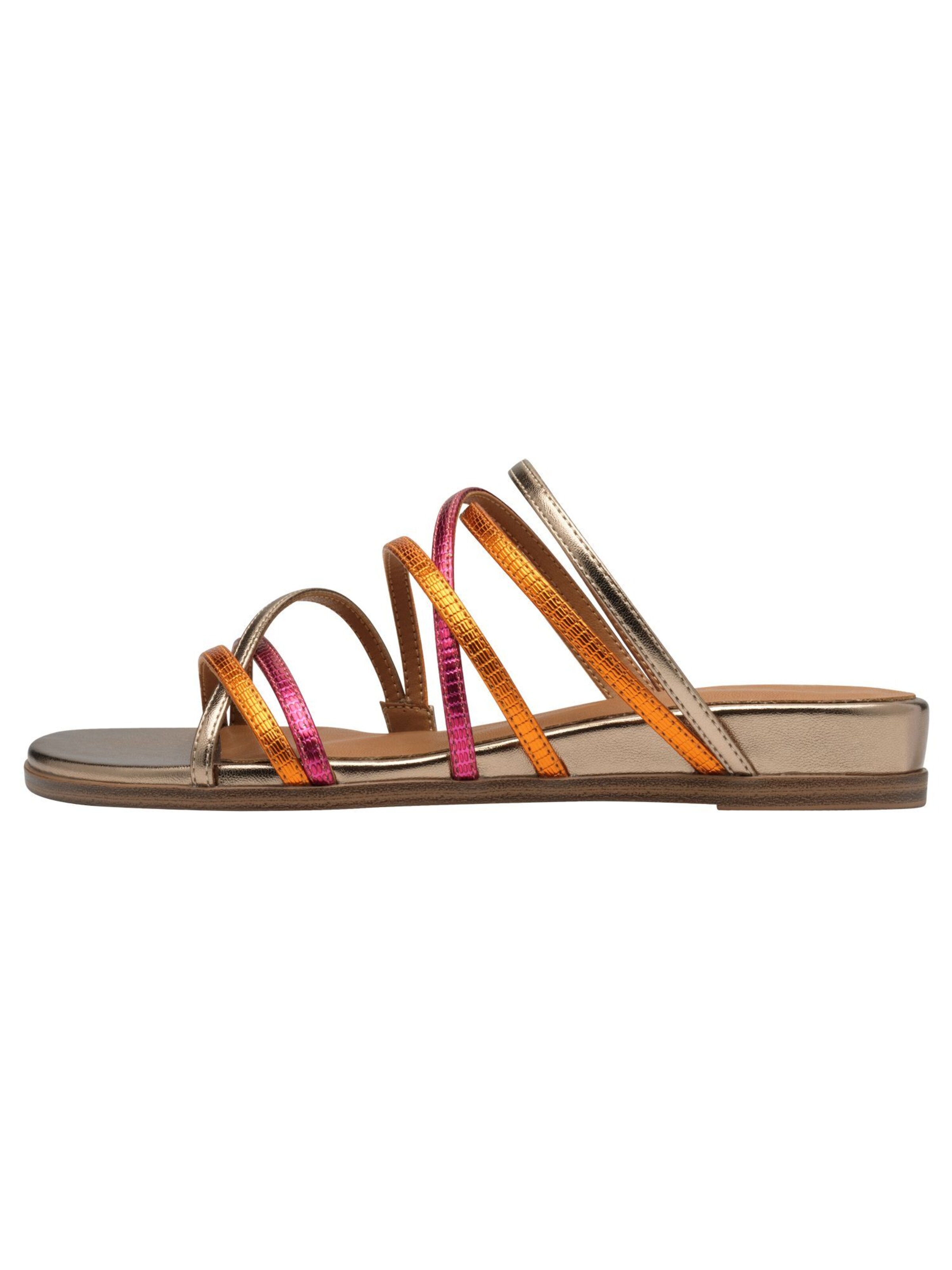 Tamaris Mules in Orange