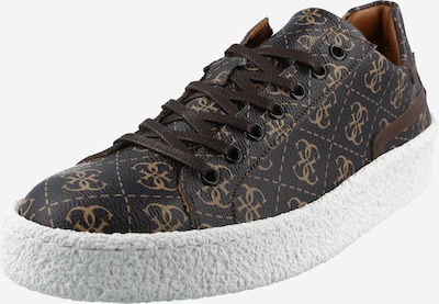 GUESS Sneaker 'ZURIGO' in hellbeige / dunkelbraun, Produktansicht
