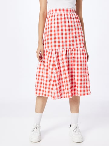 Monki Skirt in Orange: front