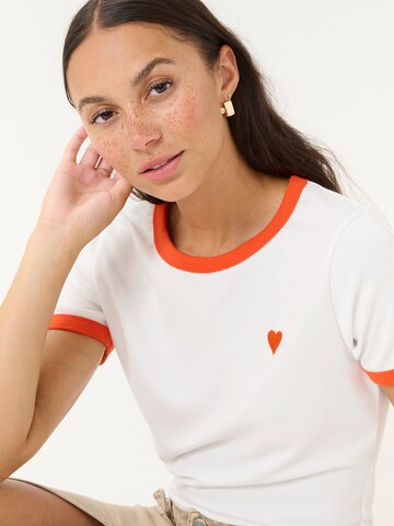 Kaffe - Camiseta 'KAlilian' en blanco