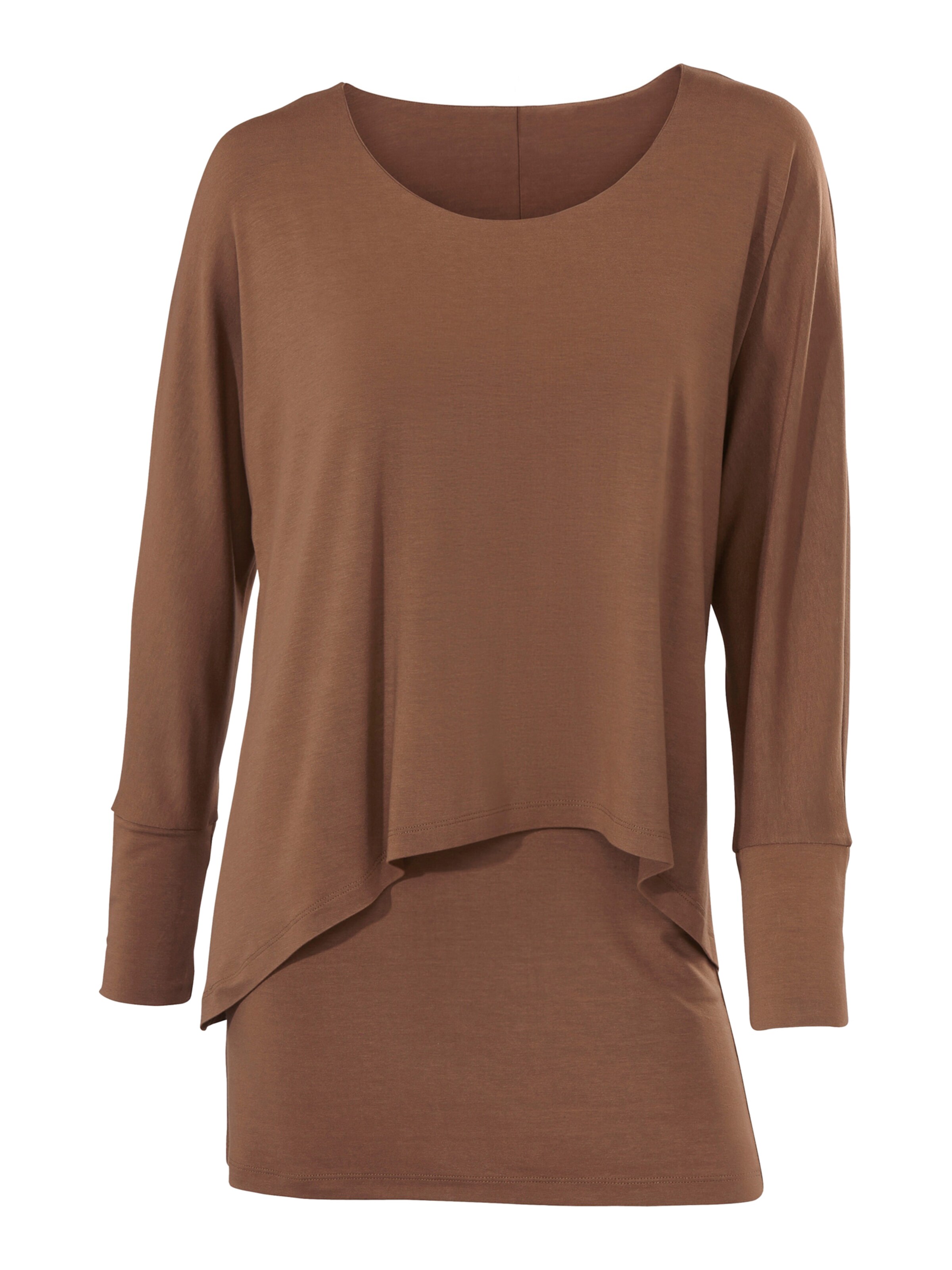 T-shirt heine en marron : devant
