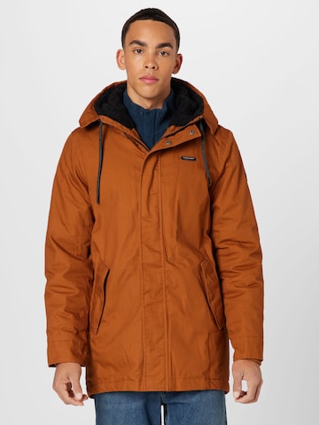 Ragwear Between-Season Jacket 'SMITH' in Brown: front