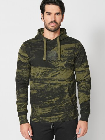 Sweat-shirt KOROSHI en vert : devant