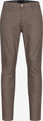 INDICODE JEANS Chino trousers 'Asher' in Brown: front