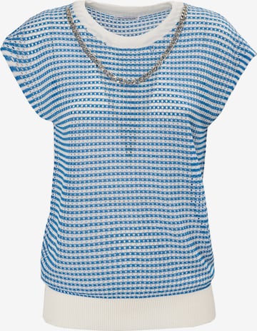 Pullover di Influencer in blu: frontale