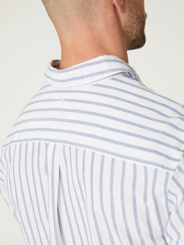 DAN FOX APPAREL Regular fit Overhemd 'Janosch' in Blauw