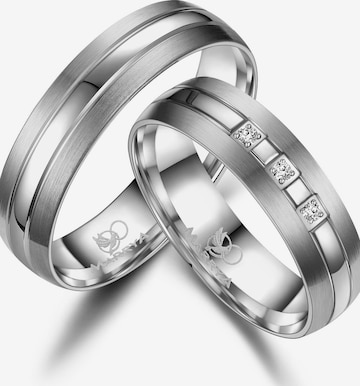 MARRYA Ring 'MARRYA TI-20 Ehering aus Titan' in Silber: Vorderseite