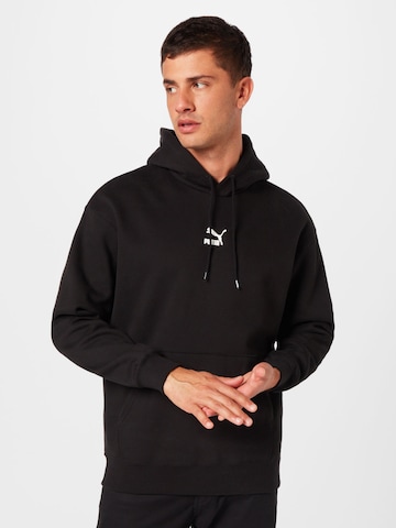 PUMA Majica 'Classics' | črna barva: sprednja stran