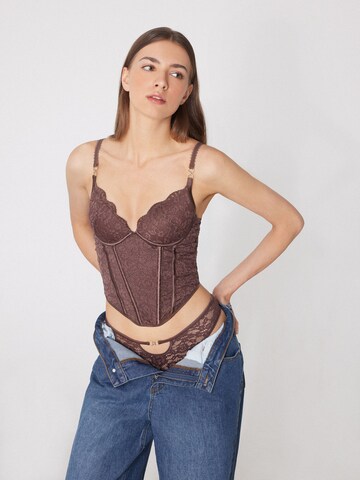 Tezenis T-shirt Bra 'PERFECT ARMONY' in Brown