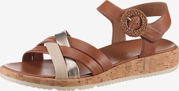 Tamaris Sandale in Braun: Vorderseite