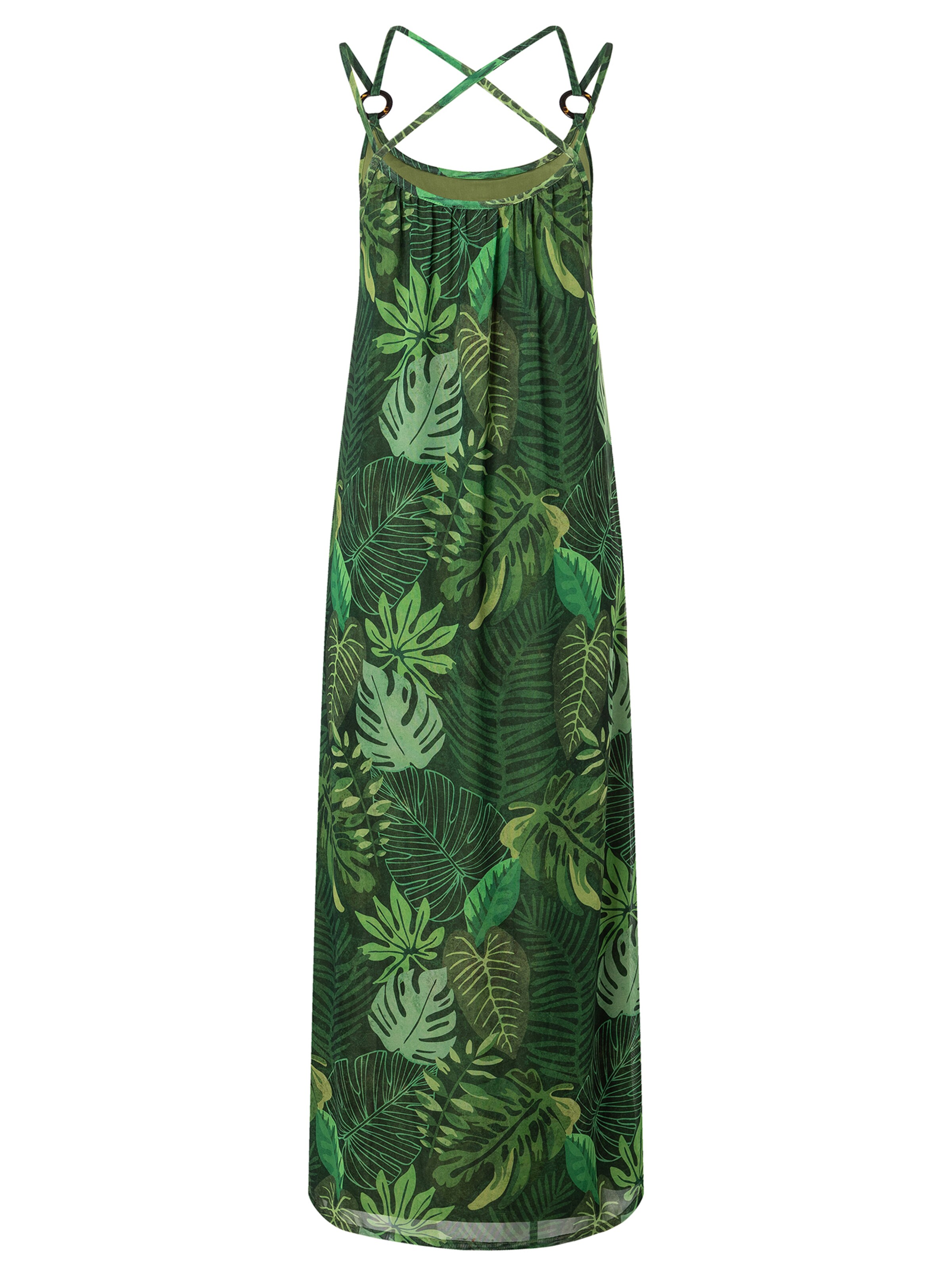 Ana Alcazar Jurk 'Ziela' in Groen