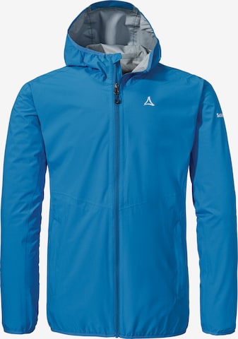 Schöffel Outdoorjas ' Hiking Jacket Style Migandi MNS ' in Blauw: voorkant