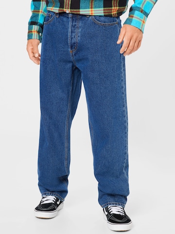 Obey Loose fit Jeans 'Hardwork' in Blue: front