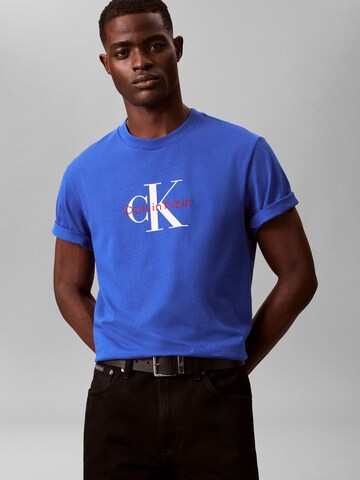 mėlyna Calvin Klein Jeans Marškinėliai 'Hero'